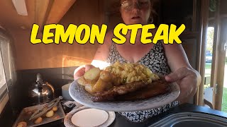 Lemon Steak With Rice and Roast Potatos [upl. by Cire]