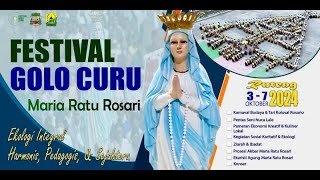 Festival Golo Curu 2024 Carnaval dan Tarian Kolosal Maria Ratu Rosari [upl. by Irwinn]