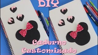 Diy Caderno customizado em EVA da Minnie [upl. by Sadnak]