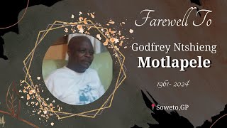 Godfrey Ntshieng Motlapele Funeral Service [upl. by Cordey]