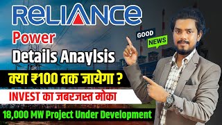 Reliance Power Share Details Analysis  Reliance Power Future  R Power Target 🎯100 [upl. by Adliw]