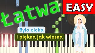 🎹 Była cicha i piękna jak wiosna  Piano Tutorial łatwa wersja 🎵 NUTY W OPISIE 🎼 [upl. by Udele950]