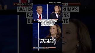 Watch Harris and Trump’s facial expressions during the debate [upl. by Linnea]