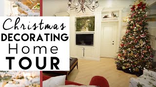 Christmas Decorating Home Tour  Hanging Ball Chandelier [upl. by Varuag]