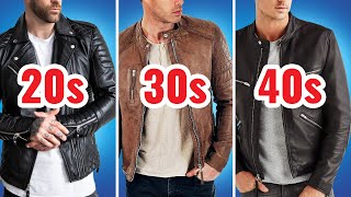 The PERFECT Leather Jacket For Your Age [upl. by Asalocin]