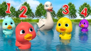 The Happy Ducklings Song of the Year of the Ducks  Baby Rhymes  Funny Ducklings BabyRhymesSong [upl. by Neyud]