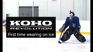 Dream Goalie Set  Using Koho Revolution on the ice for the first time [upl. by Anselmo531]