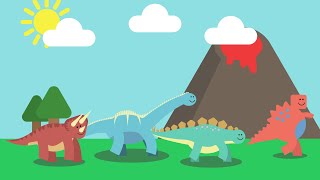 The Dinosaurs are Stomping 🦖 Song for Kids  Sing Along Song [upl. by Woolley96]