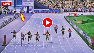 letsile tebogo 200m Olympic gold medal Paris 2024  letsile tebogo 200m [upl. by Akram715]