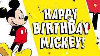 Happy Birthday Mickey ShoutOuts  Disney Channel [upl. by Belmonte]