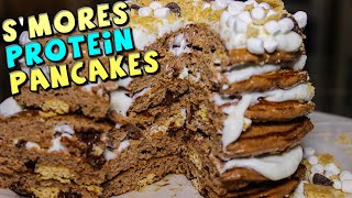 Easy amp Healthy S’mores Protein Pancakes [upl. by Devin]