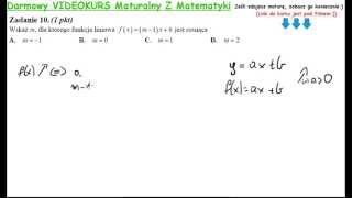 Zadanie 10 matura poprawkowa sierpień 2010 [upl. by Titus970]