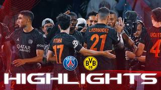 HIGHLIGHTS  PSG 20 Dortmund  ⚽️ MBAPPÉ amp HAKIMI [upl. by Nylrebmik]