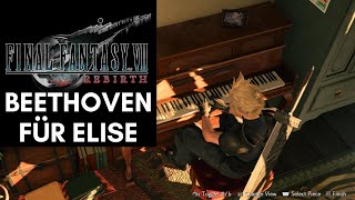 Cloud plays Beethoven Für Elise  Final Fantasy VII Rebirth [upl. by Yornoc]