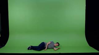 Jerma Green Screen Sleeping and getting startled [upl. by Rednasyl]