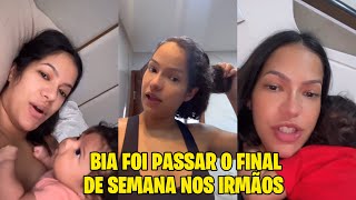 BIA CHAGAS FOI PASSAR O FINAL DE SEMANA COM OS IRMÃOS NO INTERIOR [upl. by Fulks]