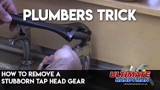 How to remove a stubborn tap head gear [upl. by Ennairod]