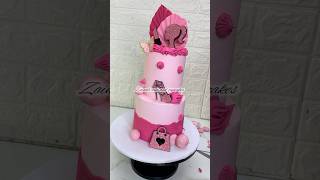 Barbie Theme Cake Tutorial by Zainab Cake amp cupcakes [upl. by Bilak]