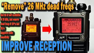 Quansheng UVK5 improve reception remove 26 MHz self excitation  UVK5 mods [upl. by Rukna519]