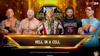 Roman Reigns Vs Cody Rhodes Vs Randy Orton Vs Brok Lesnar VS Jhon Cena Fatal five Way Hell In A Cell [upl. by Nnaeinahpets]