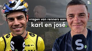 Nu stellen Remco Wout en Mathieu de vragen aan Karl en José [upl. by Ocinemod]