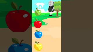 Char colour ka Apple  Black Diamond Apple 🍎 🍏  Bhoot Cartoon shorts video shorts applediamond [upl. by Clemmie]