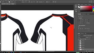 Modifying a Shirt Template  Timelapse speedart [upl. by Rehpotsirk477]