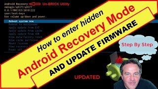 How to RESET your Android box and UPDATE FIRMWARE using ANDROID RECOVERY MODE [upl. by Osnohpla]