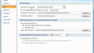 Word Tutorial Changing Toolbar and Menu Bar Options Microsoft Training Lesson 231 [upl. by Nibaj895]