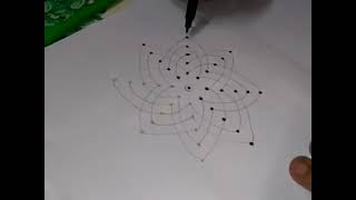 Hrudhaya Kamalam  with 11 dots  Easy Method [upl. by Idolem]