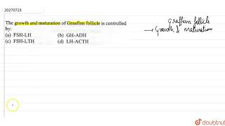 The growth and maturation of Graafian follicle is known as [upl. by Llenhoj]