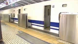 Japanese Bullet Train Shinkansen Automatic Door 新幹線東京駅の自動ドア [upl. by Forlini]