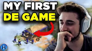 Reacting To My First 1v1 Game on AoE2 DE [upl. by Fred208]