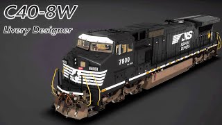 C408W TSW2 PS4 NS on livery designer  Time Elapse [upl. by Suolkcin570]