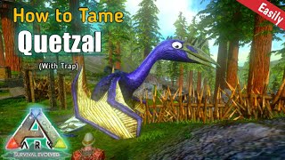 How to Tame a Quetzal Solo with Taming Trap  ARK Survival Evolved Mobile  Ark Beginners Guide [upl. by Joya570]