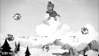 Cuphead Walllly Warbles  Aviary Action black and white [upl. by Oloap]