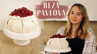 Beza Pavlova  Jak zrobić bezę pavlovę  Przepis na idealną pavlovę  Wypieki Pauli [upl. by Stirling796]