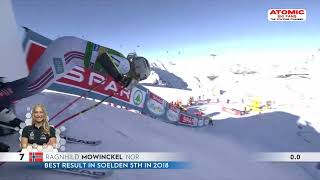 Ragnhild Mowinckel 🇳🇴  Solden giant slalom Oct 28 2023 1st run [upl. by Phelan]