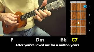 Then You Can Tell Me Goodbye  Fingerstyle Ukulele with Chords and Lyrics [upl. by Eitak750]