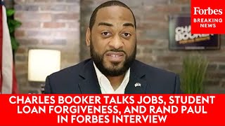 Forbes Interview Charles Booker Kentucky Dem Senate Nominee Talks Jobs Student Loans amp Rand Paul [upl. by Tamar]