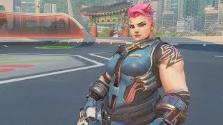 Overwatch Heroes Interactions  Zarya SUBTITLES [upl. by Enilorac]