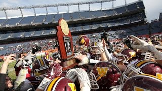 Windsor celebrates winning the 2015 4A football championship [upl. by Medorra198]