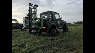 Nonstop Bodenprobengerät ED18 Bodenproben von Höfen electric drive soil sampling 30cm [upl. by Darryl]