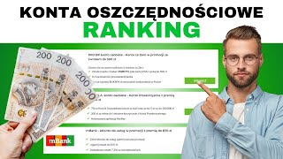 RANKING KONTA OSZCZĘDNOŚCIOWE I BANKOWE  2024 ROK 💵 [upl. by Hen]