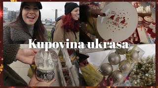 ❄️ vlogmas 2023 ❄️kupovina ukrasa ft Milica ✨🎄 [upl. by Neile]