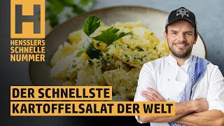 Schnelles Der schnellste Kartoffelsalat der Welt Rezept von Steffen Henssler [upl. by Doownelg724]