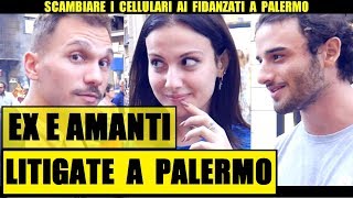 SCAMBIARE I CELLULARI ai Fidanzati a PALERMO Panico e Terrore  Giacomo Hawkman [upl. by Llieno875]