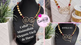 Aprende a Hacer un Hermoso Collar de Bisutería en Paso a Pasos 📿 Tutorial Completo Parte 210 [upl. by Ursala]