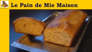 Le pain de mie maison recette facile sans pétrir HD [upl. by Aitital14]