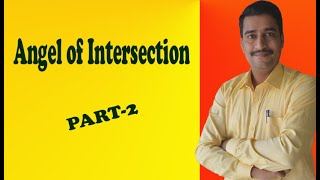 VTU ENGINEERING MATHS 1 ANGLE OF INTERSECTION PART2  ADDITIONAL MATHS 1 INTERSECTION PART2 [upl. by Jared344]